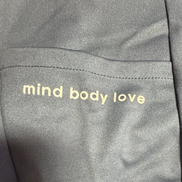 MIND BODY LOVE By Peace Love World Ruched High Waisted Leggings Color Slate LP - Picture 7 of 7